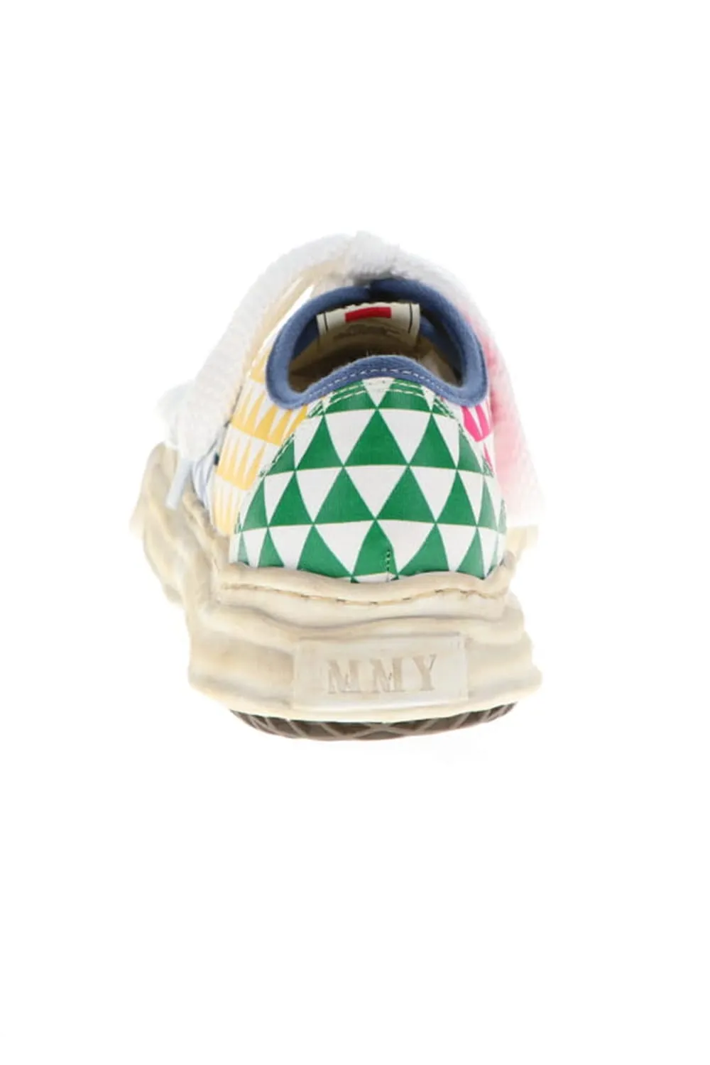 -BAKER- Over-dyed original sole printed canvas Low-Top sneakers Multi