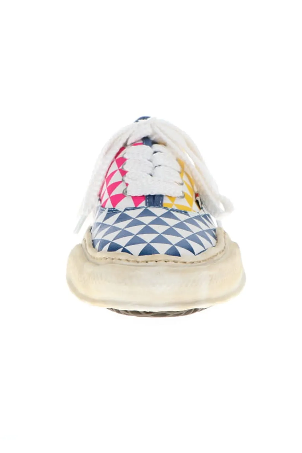 -BAKER- Over-dyed original sole printed canvas Low-Top sneakers Multi