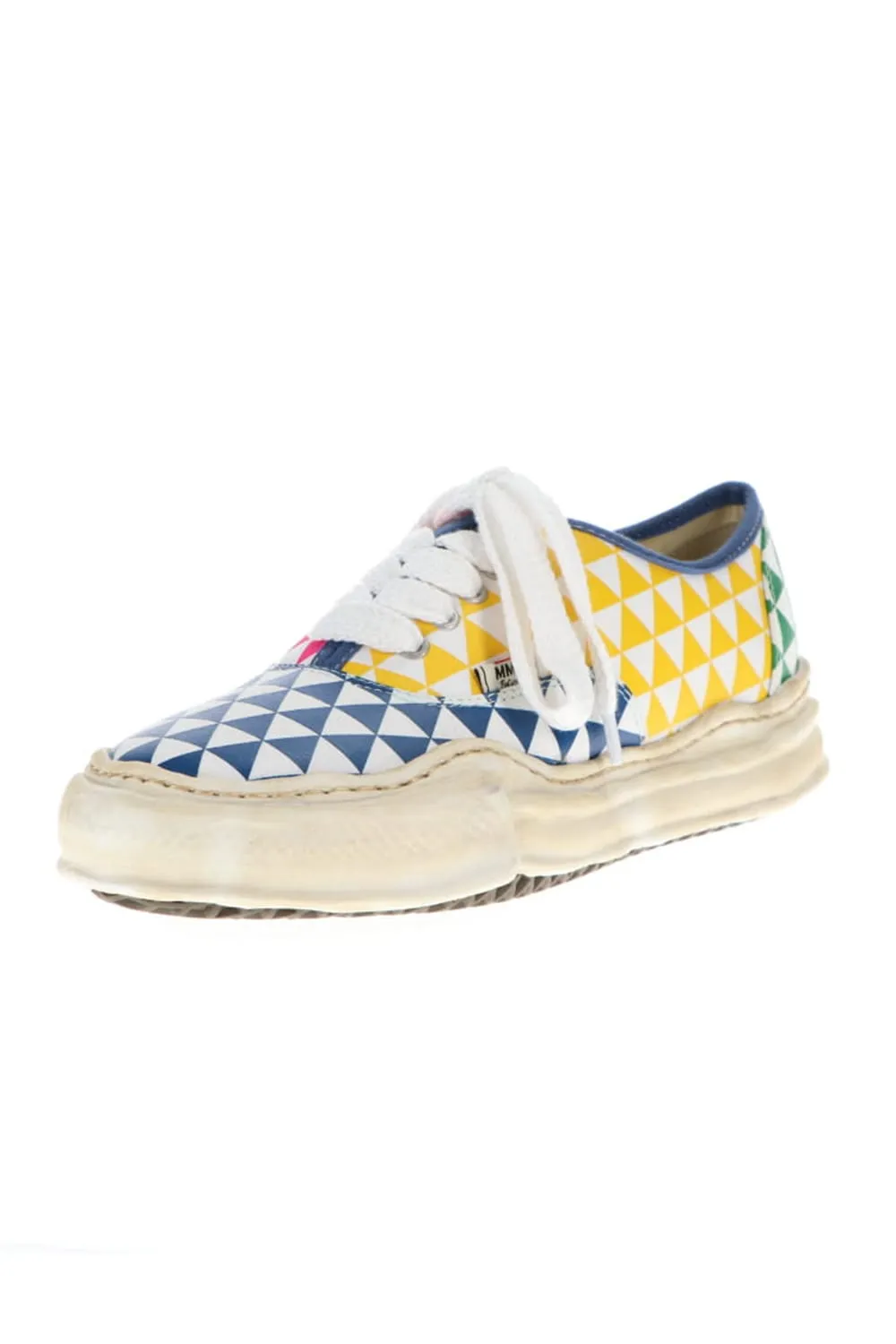 -BAKER- Over-dyed original sole printed canvas Low-Top sneakers Multi