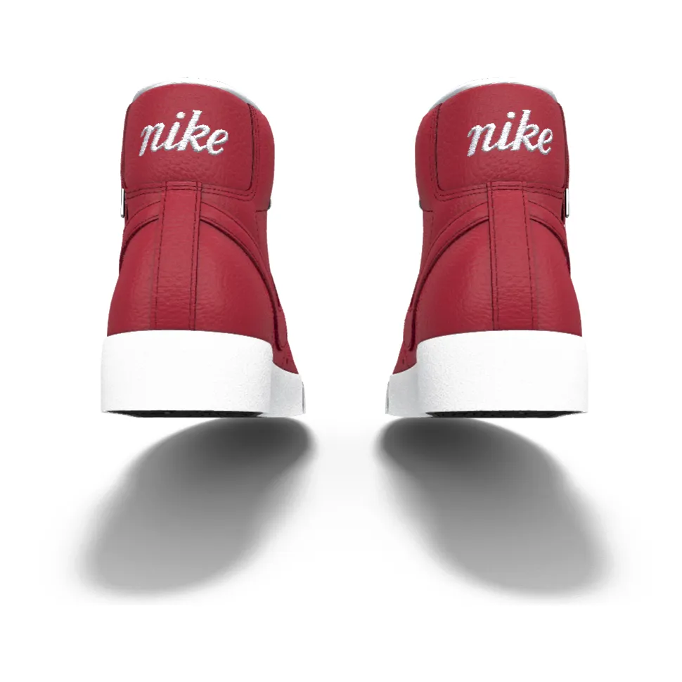 $195 NIB NEW Mens NIKE Blazer Mid 77 Custom Varsity Red Premium Leather Shoes