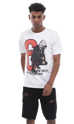 95197 New York Athletic Department Printed Front & Solid Back Tee