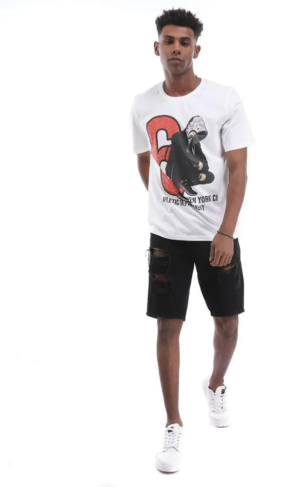 95197 New York Athletic Department Printed Front & Solid Back Tee