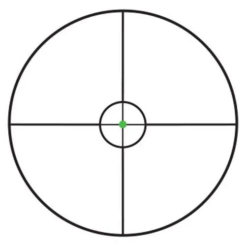 AccuPoint - 1-6x24 Circle Cross Crosshair,Green Dot, 30mm