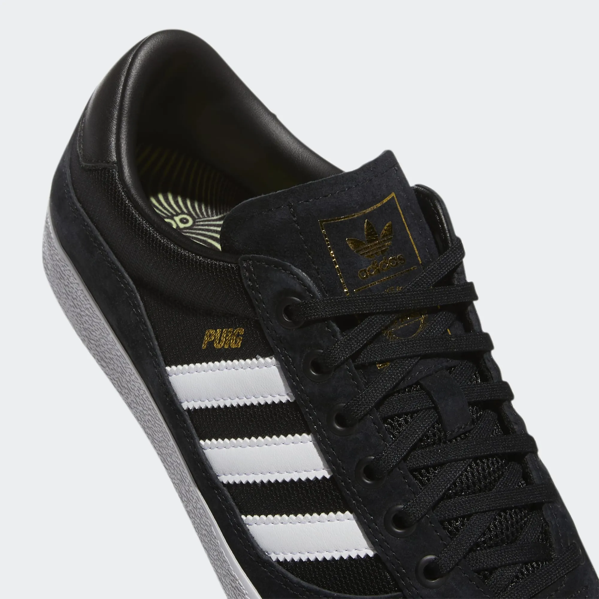Adidas Puig Indoor - Core Black / Cloud White / Pulse Lime