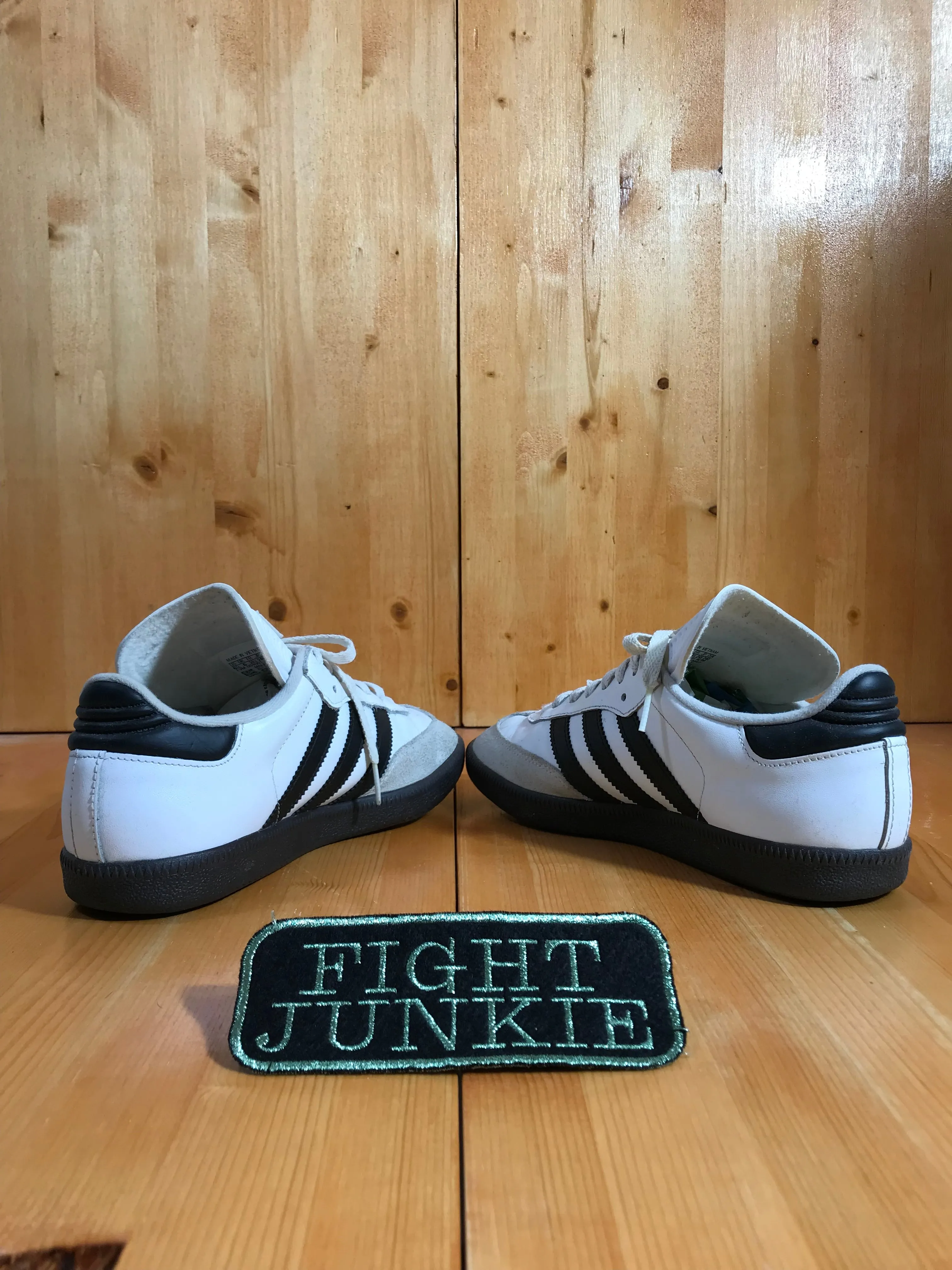 ADIDAS SAMBA CLASSIC Youth Size 6.5 Leather Shoes Sneakers White EVM004001