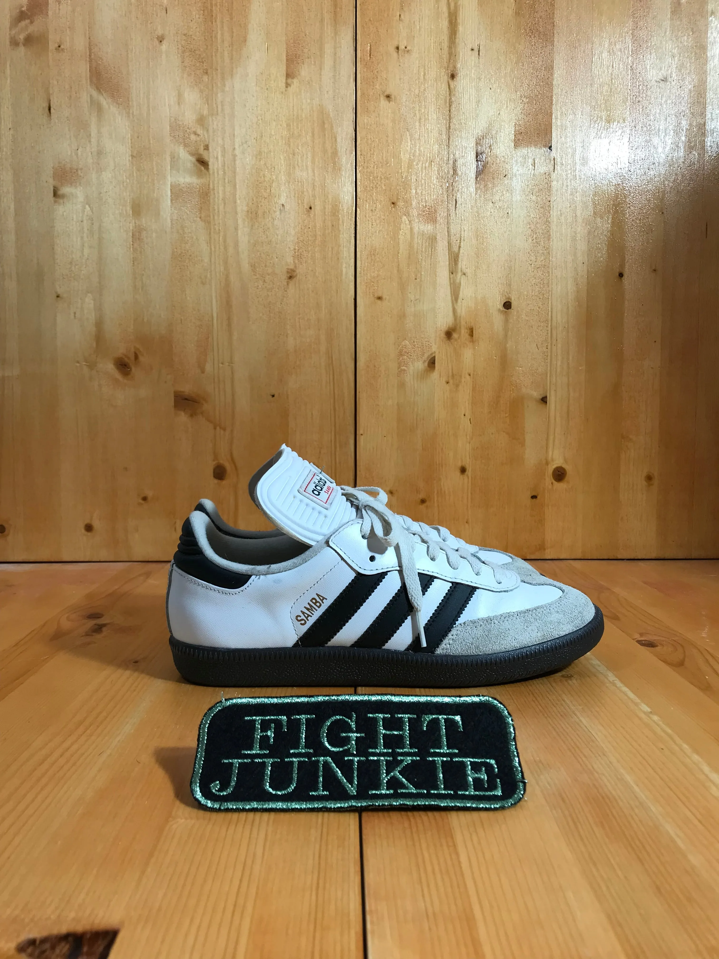 ADIDAS SAMBA CLASSIC Youth Size 6.5 Leather Shoes Sneakers White EVM004001