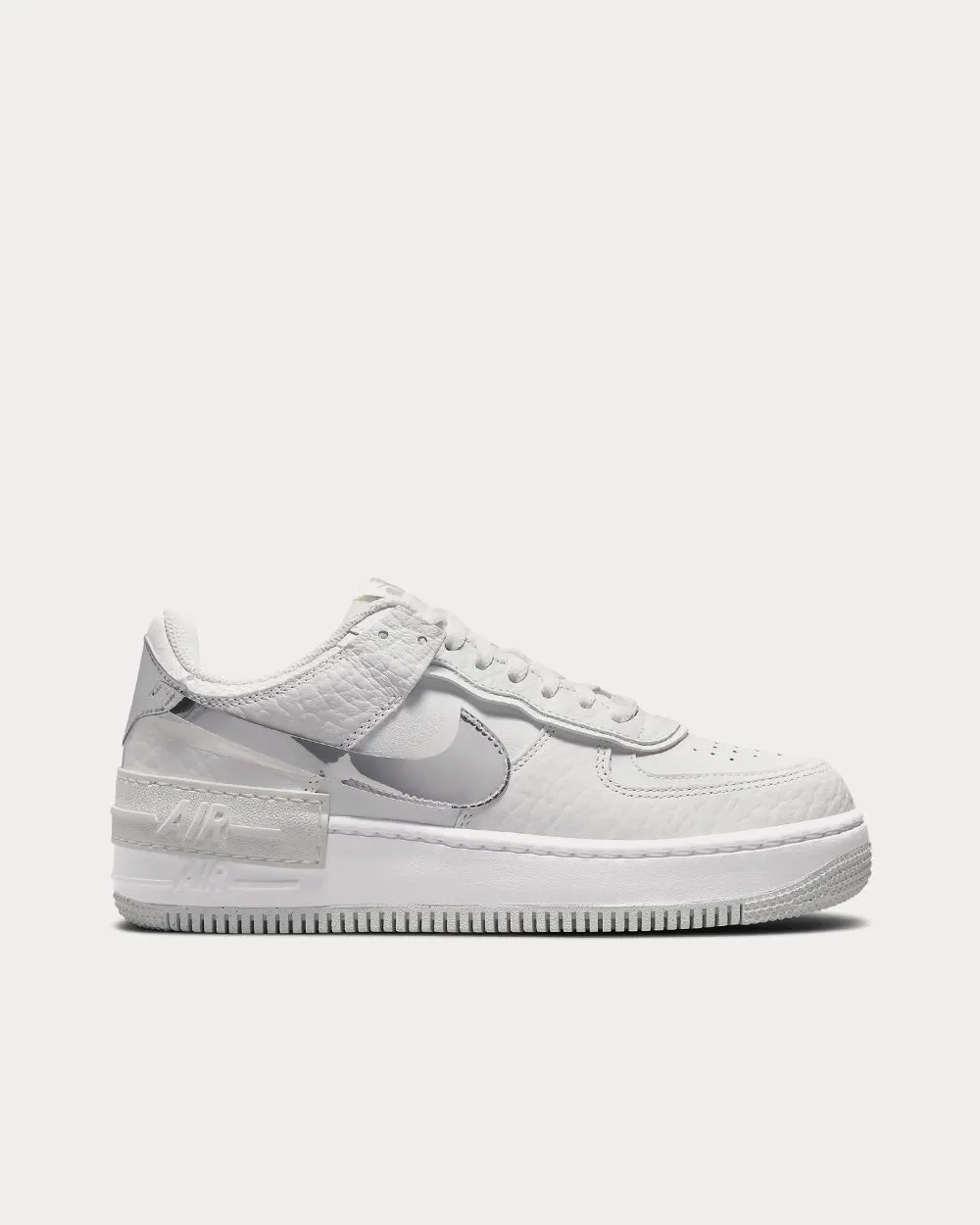 Air Force 1 Shadow Summit White / Metallic Silver / White / Summit White Low Top Sneakers