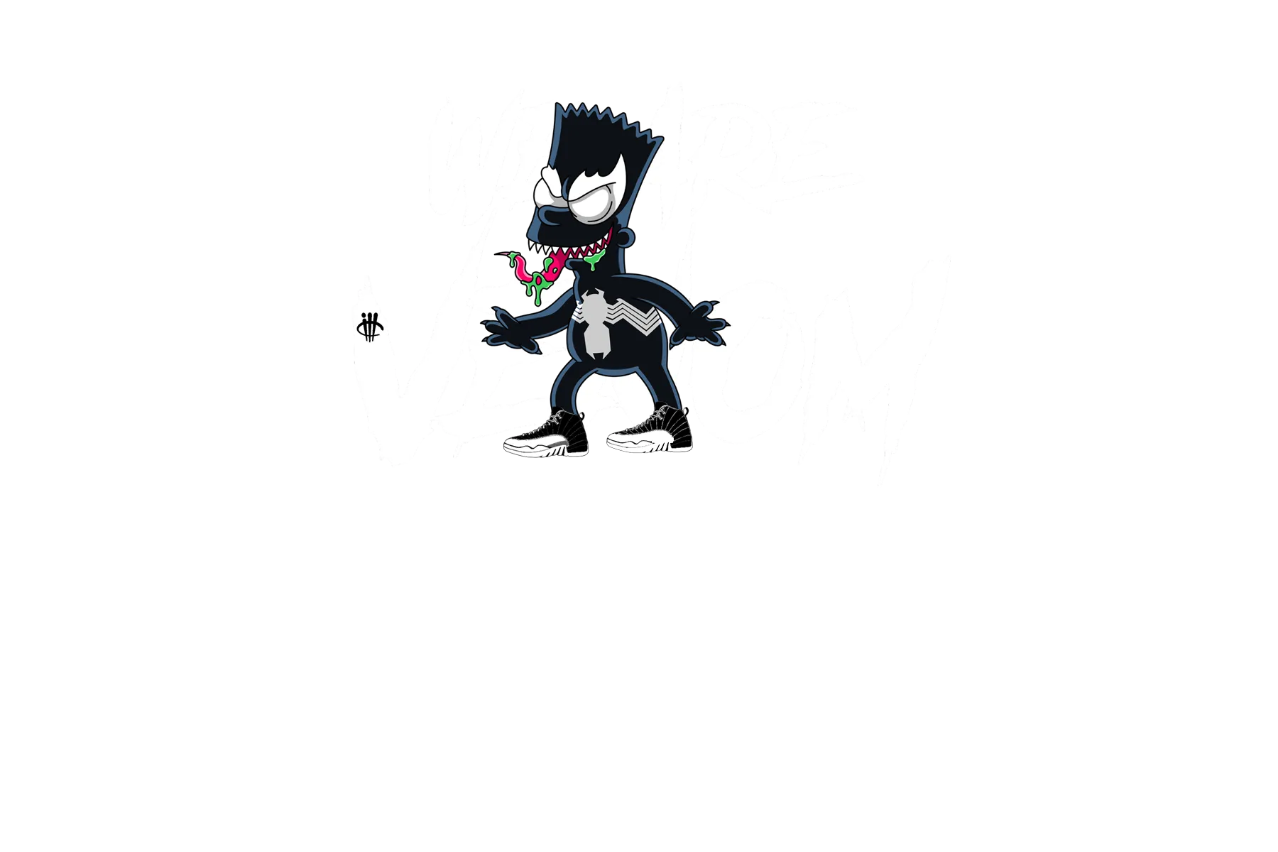 Air Jordan 12 “Playoffs” 2022 Black T-Shirt (we are venom)