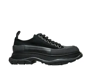 Alexander McQueen Women's Black Canvas Sneakers 697072 30% OFF