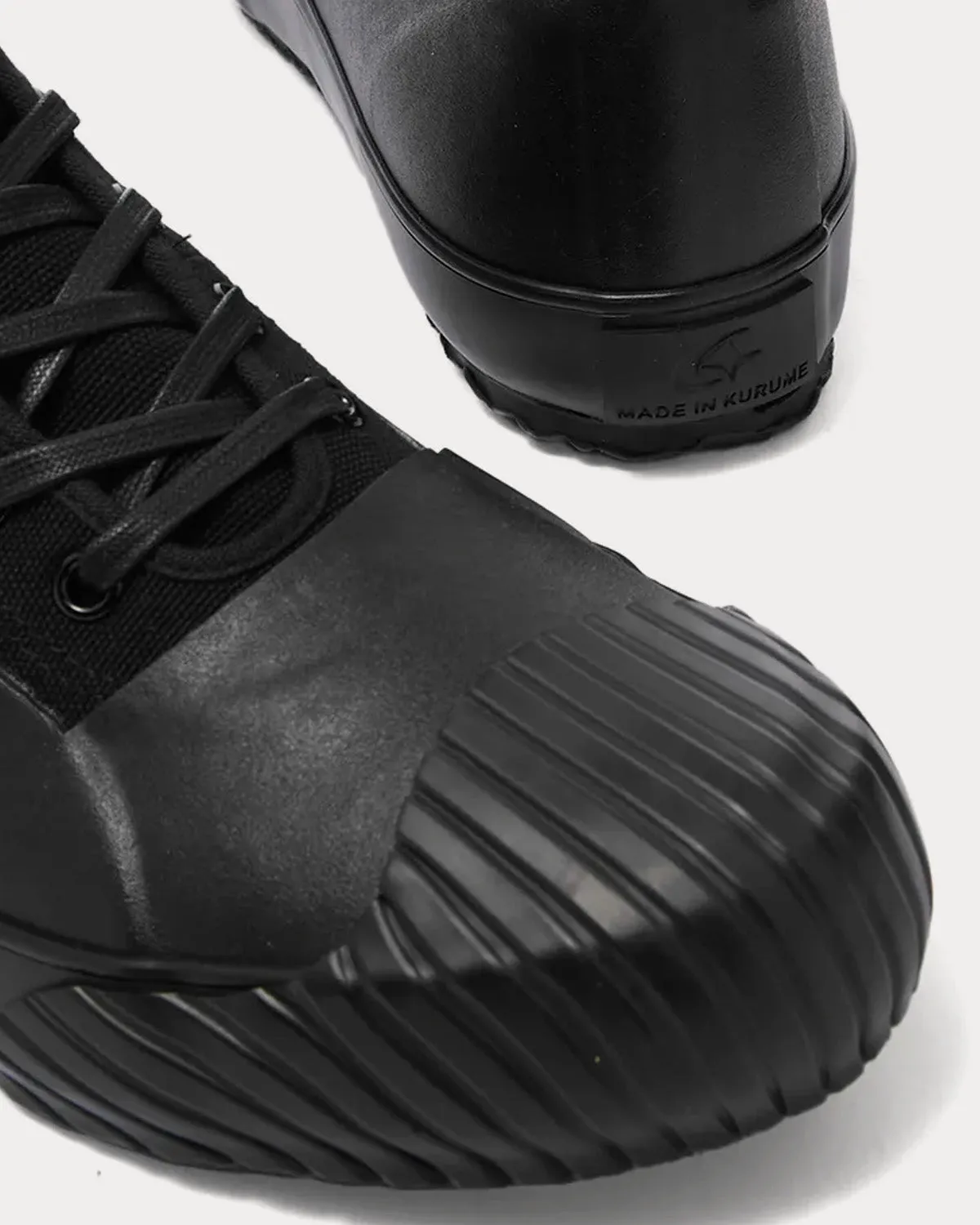 All-Weather Black High Top Sneakers