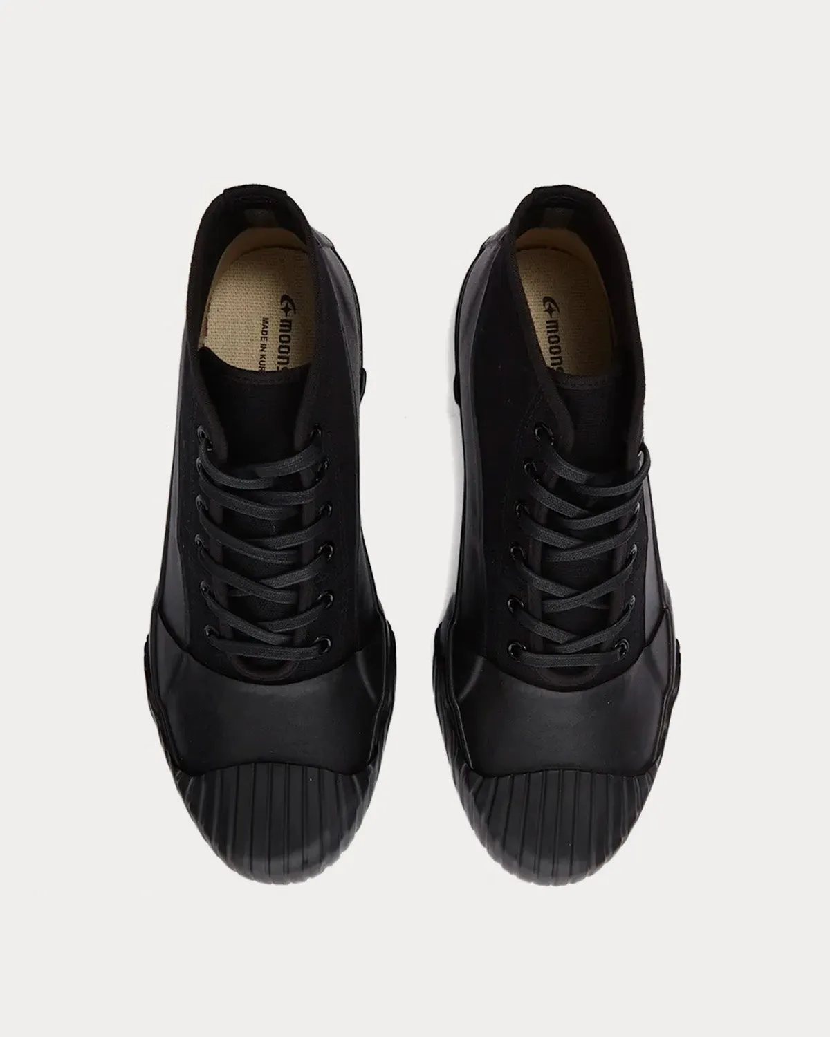 All-Weather Black High Top Sneakers