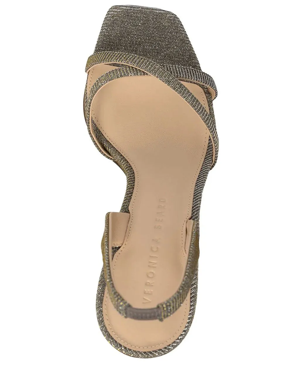 Analita Strappy Heel Silver and Gold