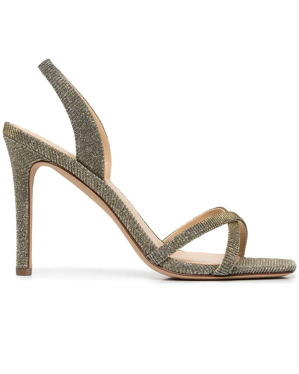 Analita Strappy Heel Silver and Gold