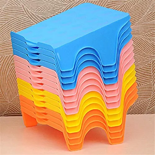 Aosreng 1Pcs Modern Simple Shoes Storage Shelves Shoe Rack Display Rack Shoes Organizer Household Cabinet Holder Space-Saving Plastic Coffee Color