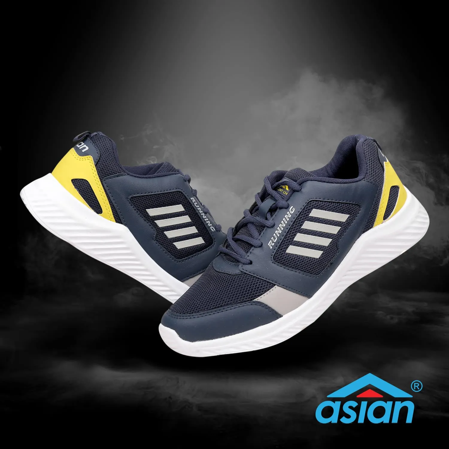 ASIAN Wonder-13 Pro Running, Walking, Gym Lightweight Eva Sole with Extra Jump Sneaker Shoes for Men & Boys 7 UK