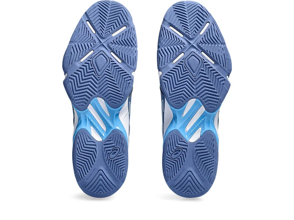 Asics Men's Blade FF Indoor Shoes in Denim Blue/Lime Burst