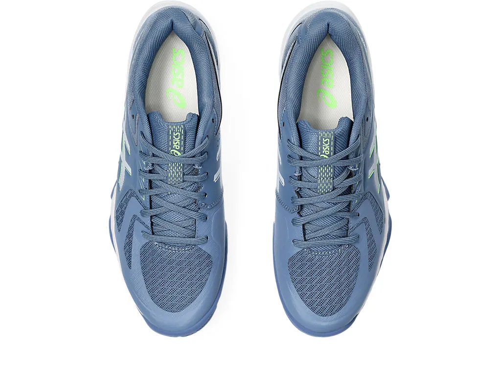 Asics Men's Blade FF Indoor Shoes in Denim Blue/Lime Burst