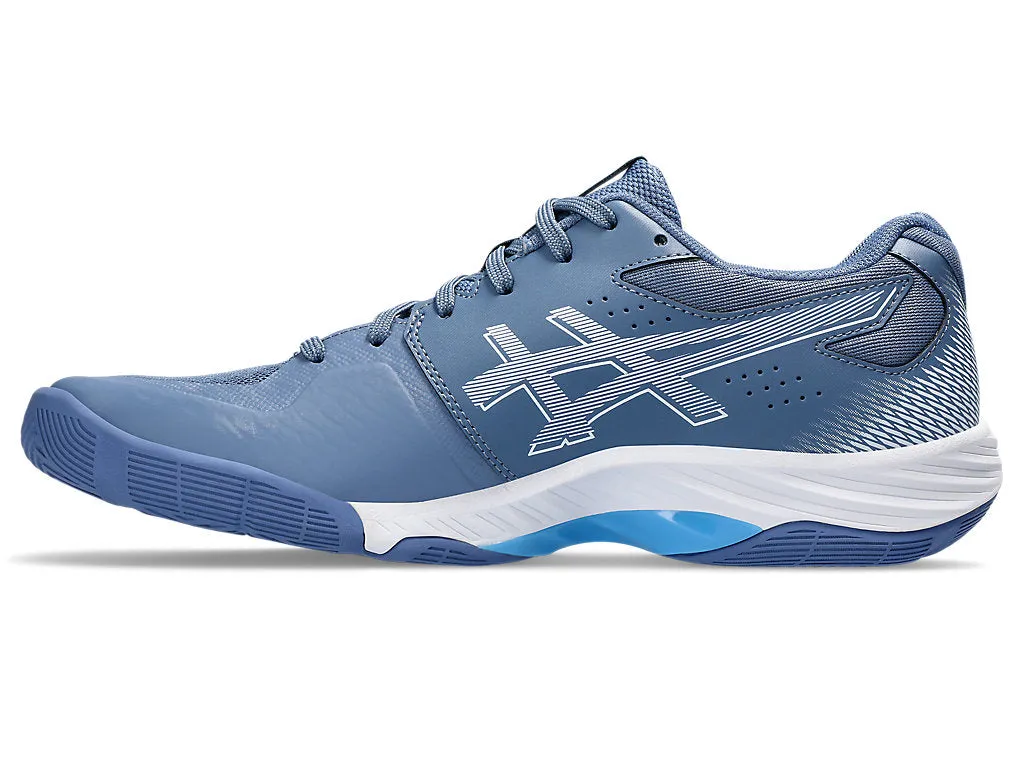 Asics Men's Blade FF Indoor Shoes in Denim Blue/Lime Burst