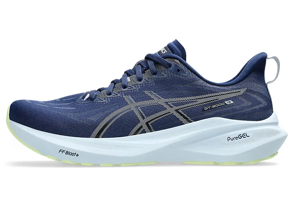 Asics Men's GT-2000 13 Wide (2E) Running Shoes in Blue Expanse/Grey Blue