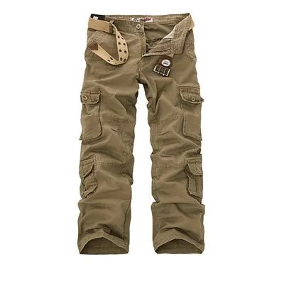 Banks - Men's Khaki Multi-Pocket Cargo Pants