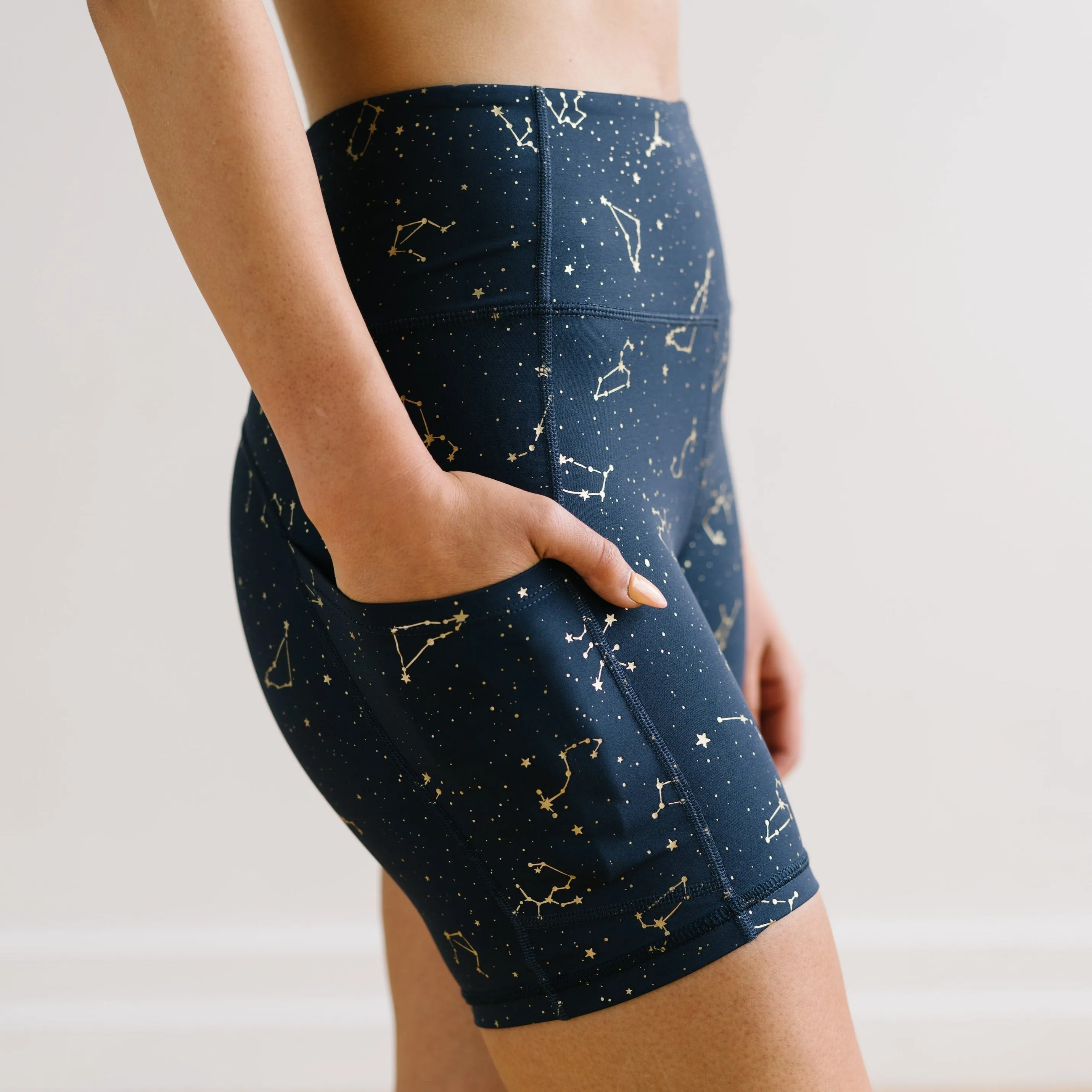 Biker Shorts - 6'' - Navy Zodiac | MT SPORT
