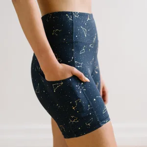 Biker Shorts - 6'' - Navy Zodiac | MT SPORT