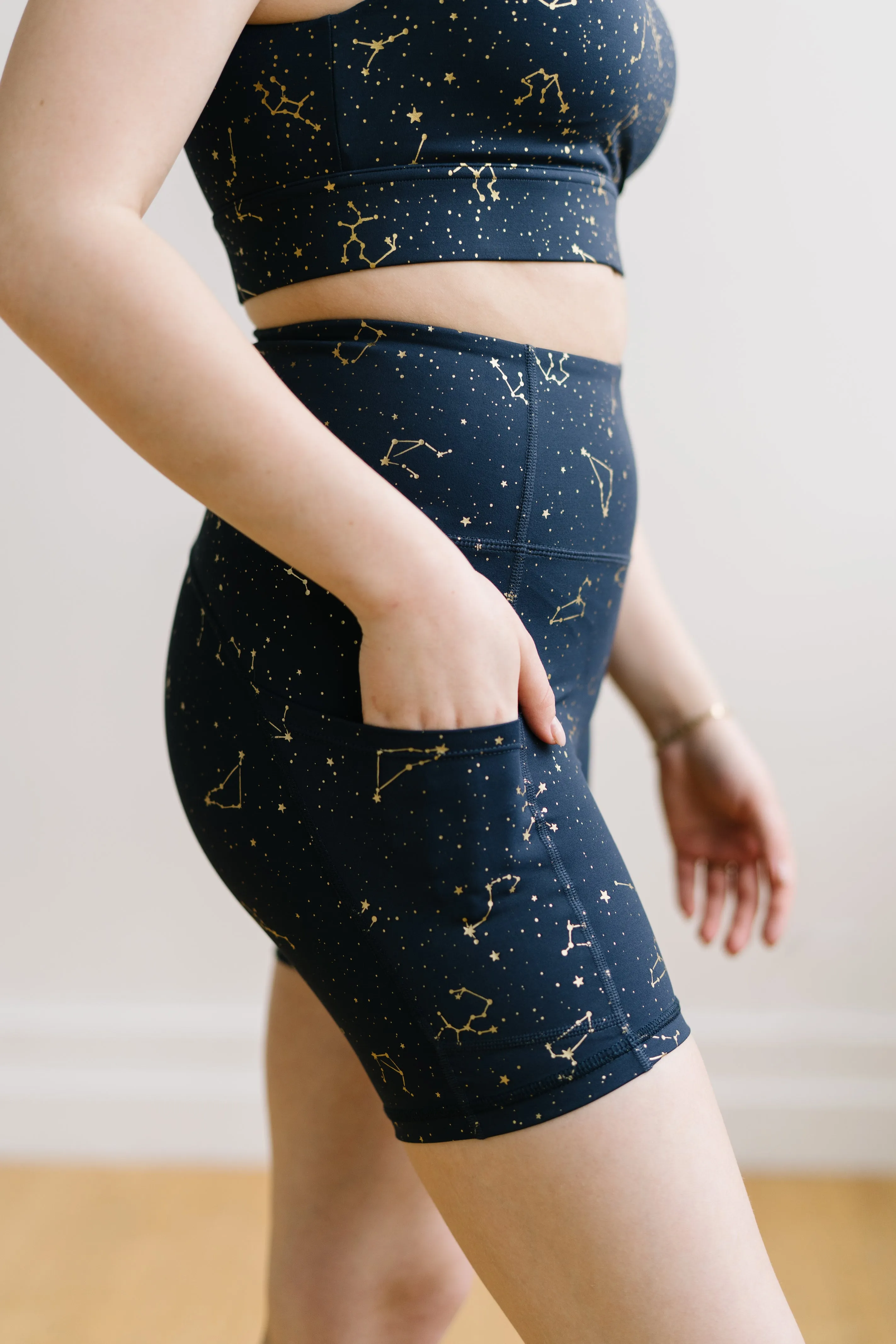 Biker Shorts - 6'' - Navy Zodiac | MT SPORT
