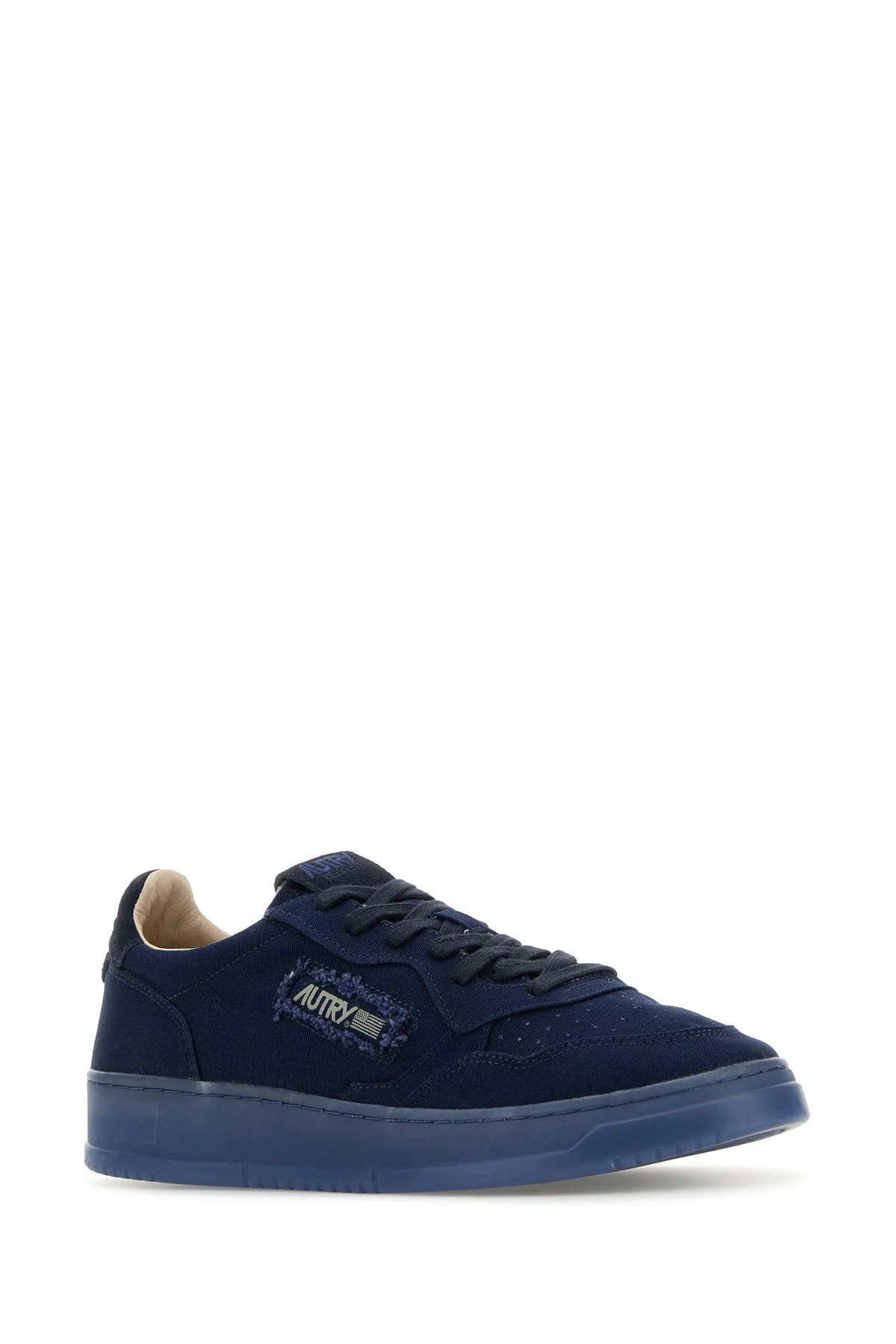 Blue canvas Medalist sneakers