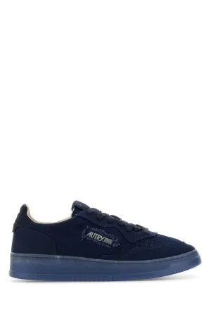 Blue canvas Medalist sneakers