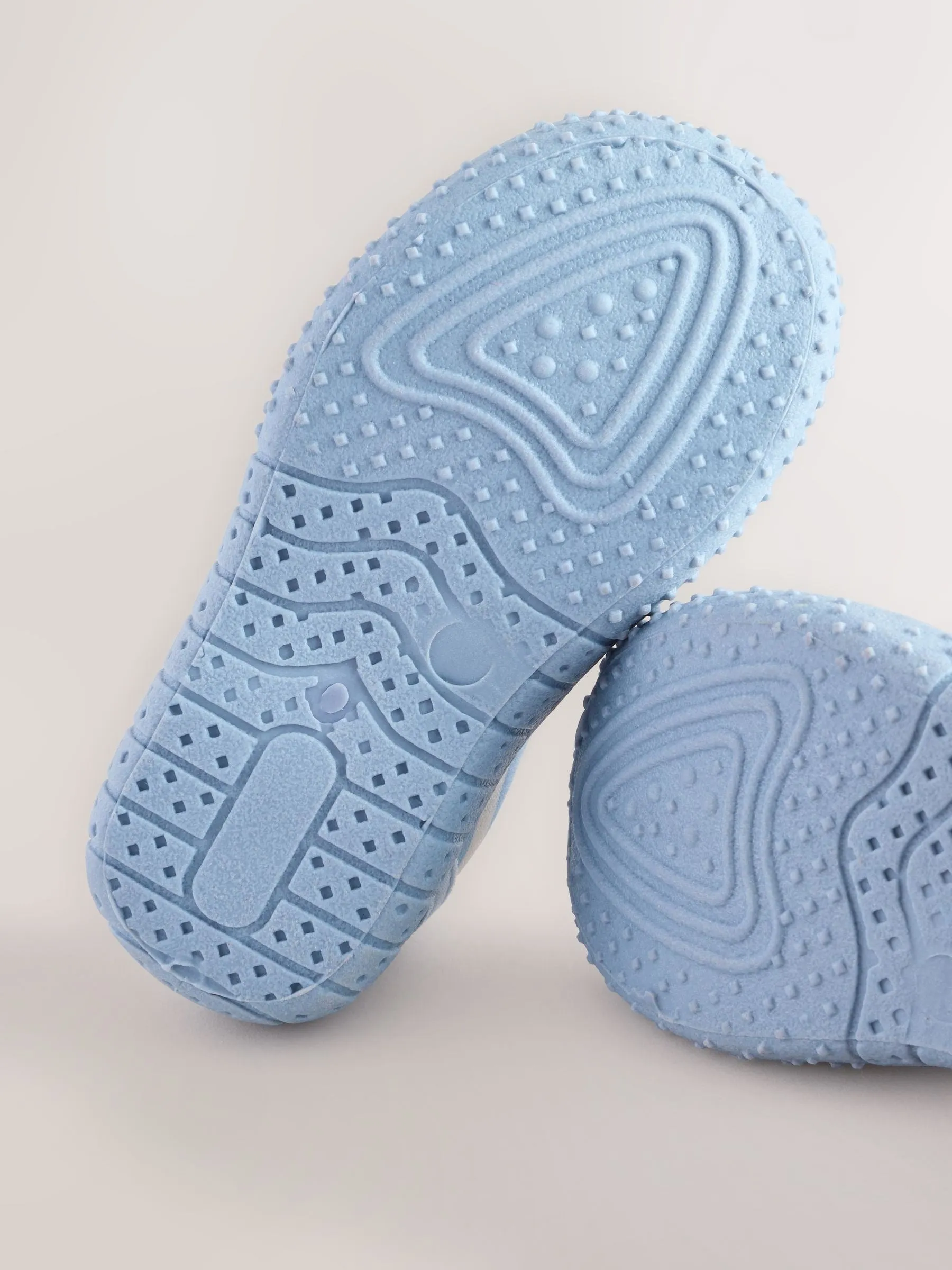 Blue/White Stripe Swim Socks