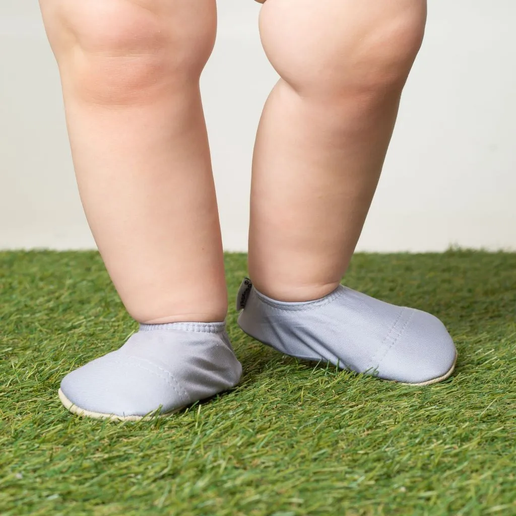Cashmere Grey Kids Slipfree Shoes