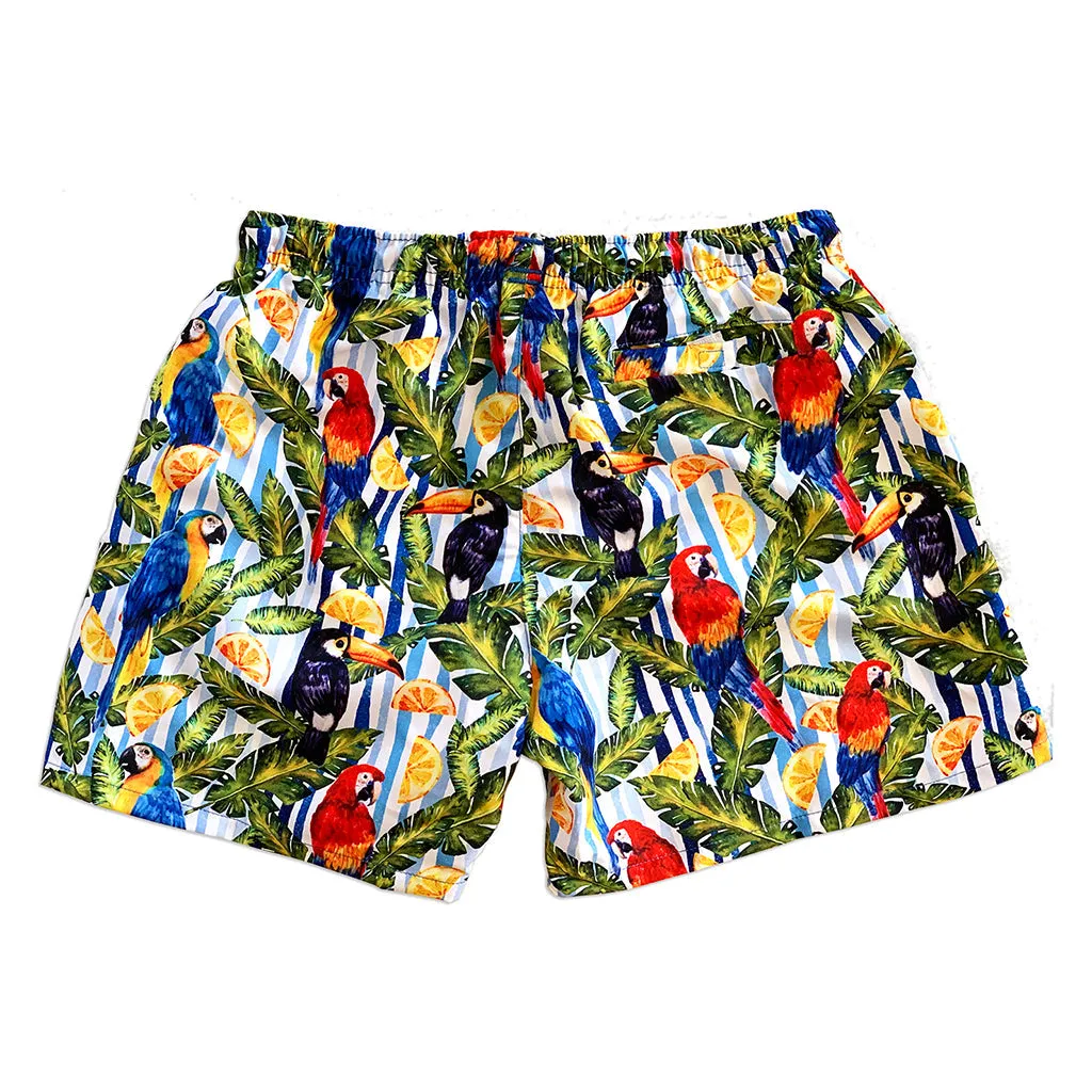 Classic Tropical Style Swim Trunks