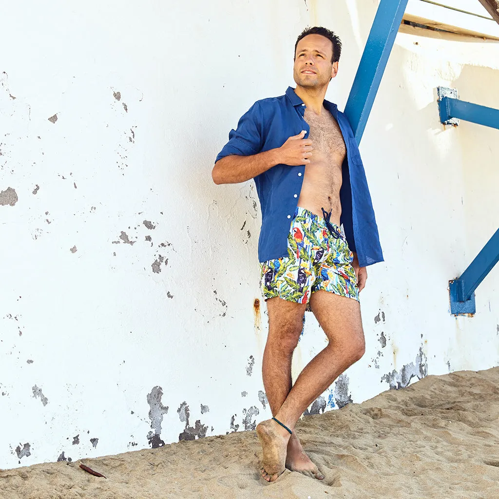 Classic Tropical Style Swim Trunks