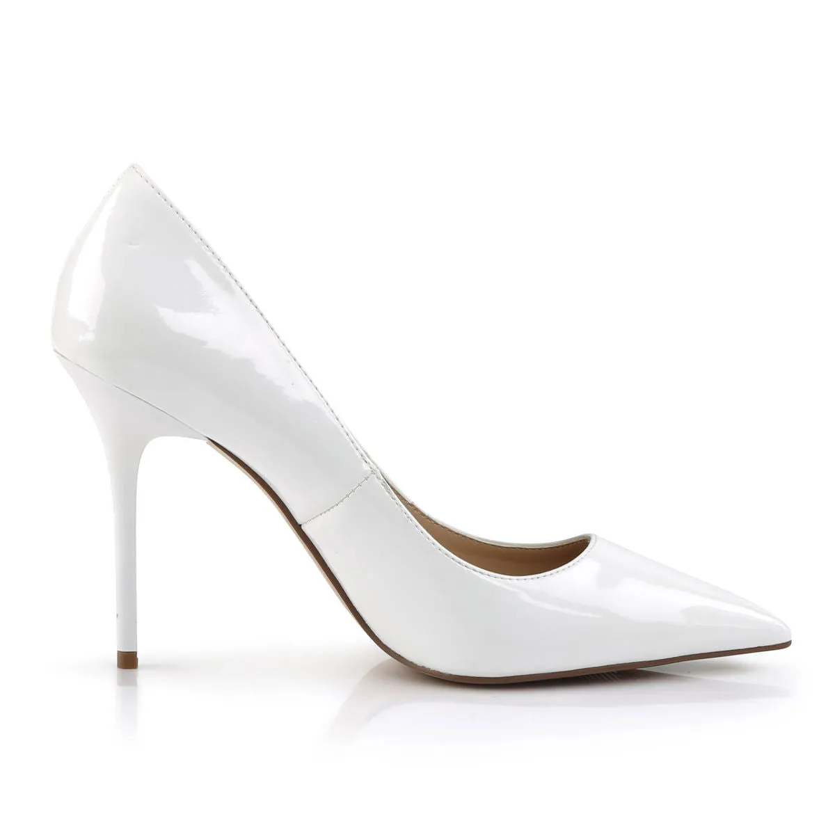 Classique 20 Pump with 4 inch heel - White Patent