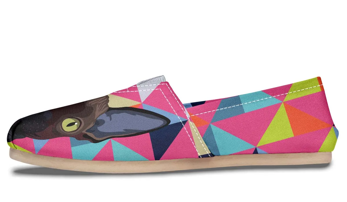 Colorful Sphynx Cat Casual Shoes