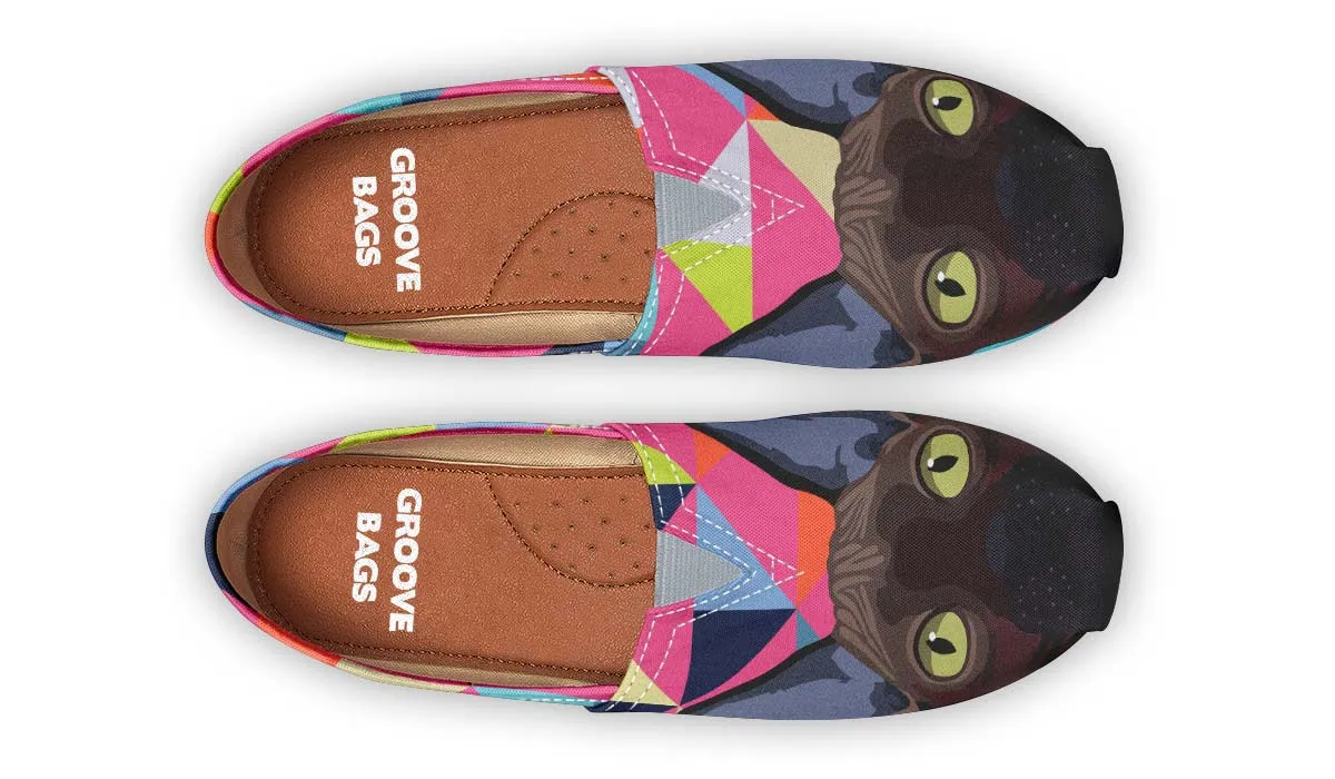 Colorful Sphynx Cat Casual Shoes