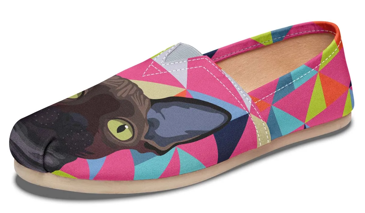 Colorful Sphynx Cat Casual Shoes