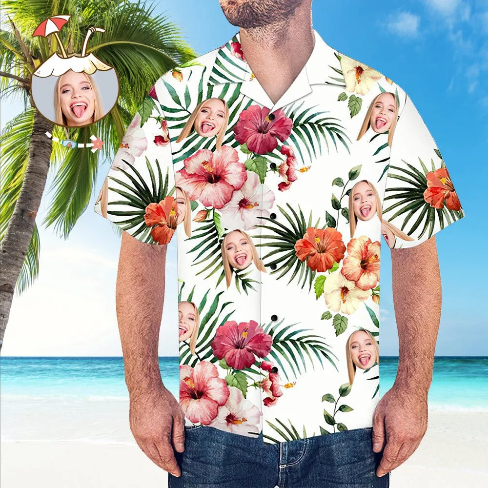 Custom Hawaiian Shirt With Face Gifts for Beach Party Team Gifts for Men Multiple Styles