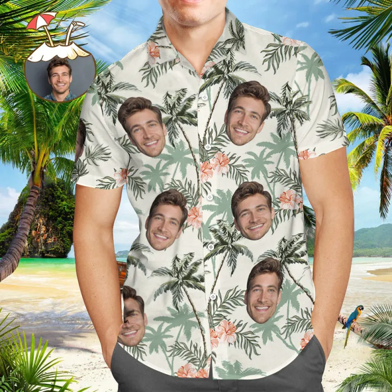 Custom Hawaiian Shirt With Face Gifts for Beach Party Team Gifts for Men Multiple Styles