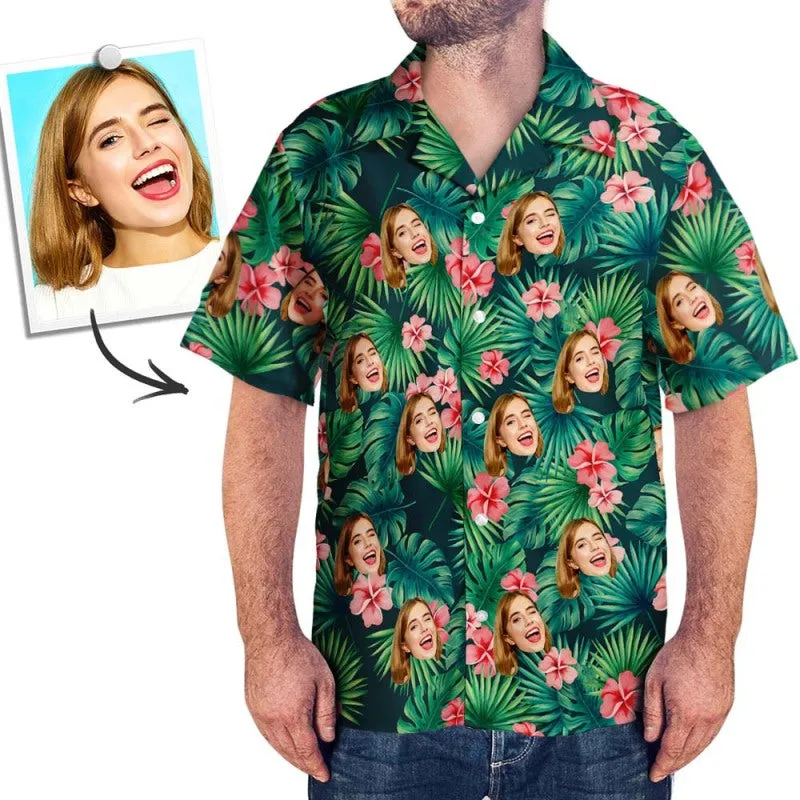Custom Hawaiian Shirt With Face Gifts for Beach Party Team Gifts for Men Multiple Styles