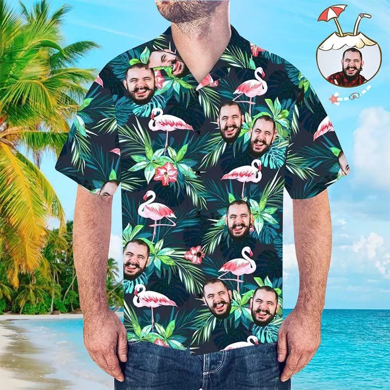 Custom Hawaiian Shirt With Face Gifts for Beach Party Team Gifts for Men Multiple Styles