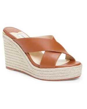 Dovina 100 Wedge in Dark Brown