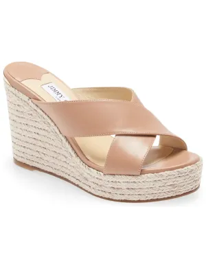 Dovina Platform Wedge in Ballet Pink
