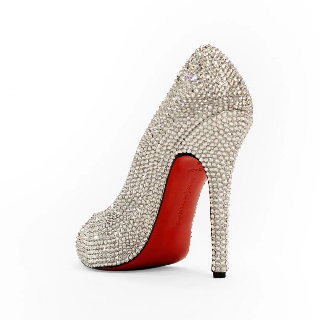 Full Swarovski crystals pumps