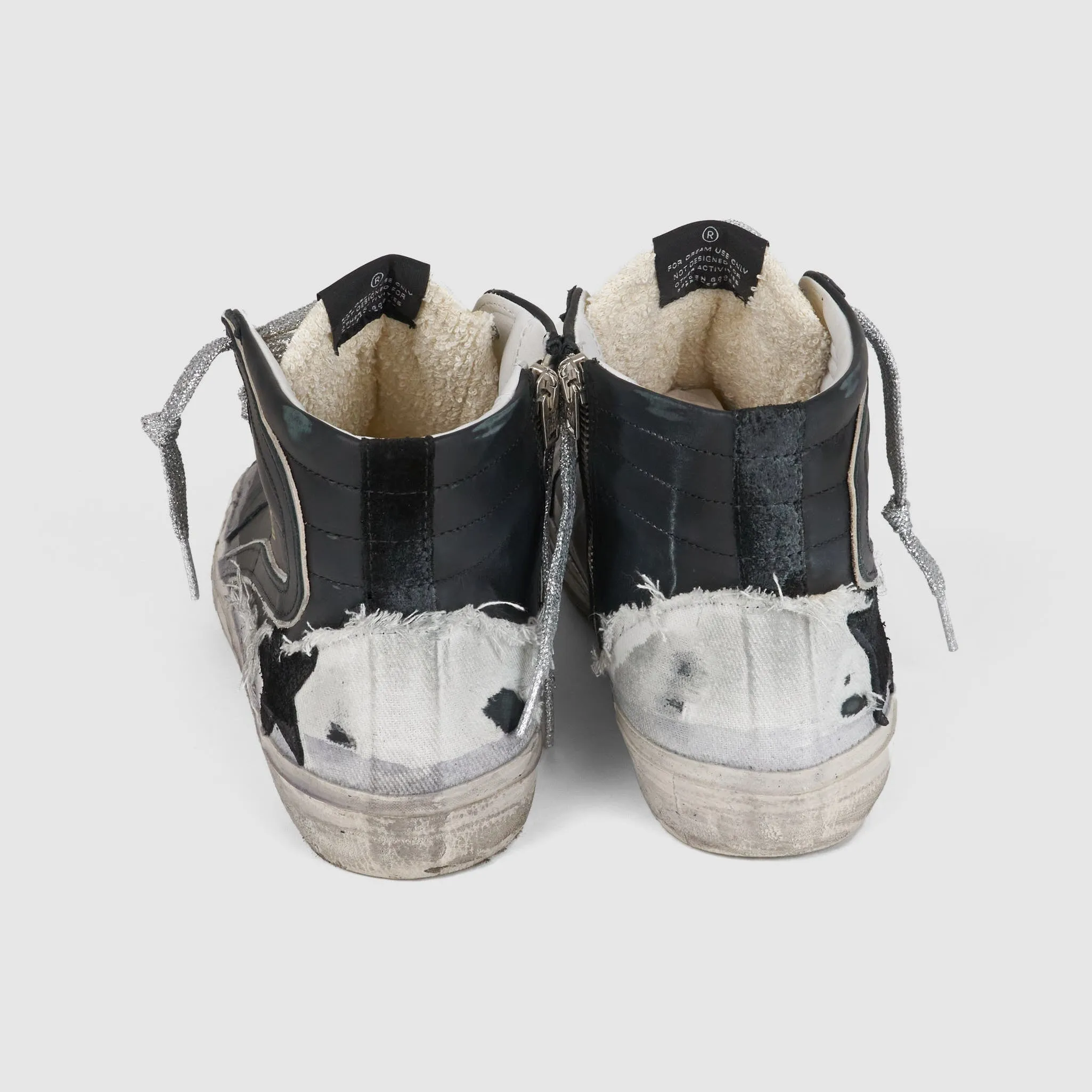 Golden Goose High Black Ice Slide Sneakers