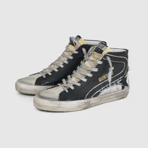 Golden Goose High Black Ice Slide Sneakers