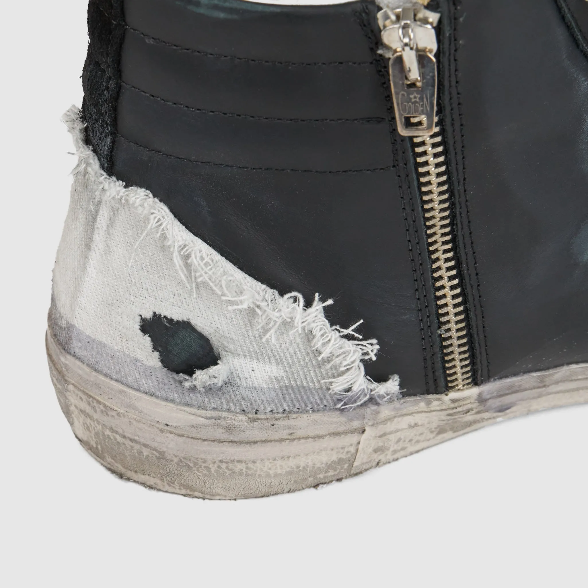 Golden Goose High Black Ice Slide Sneakers