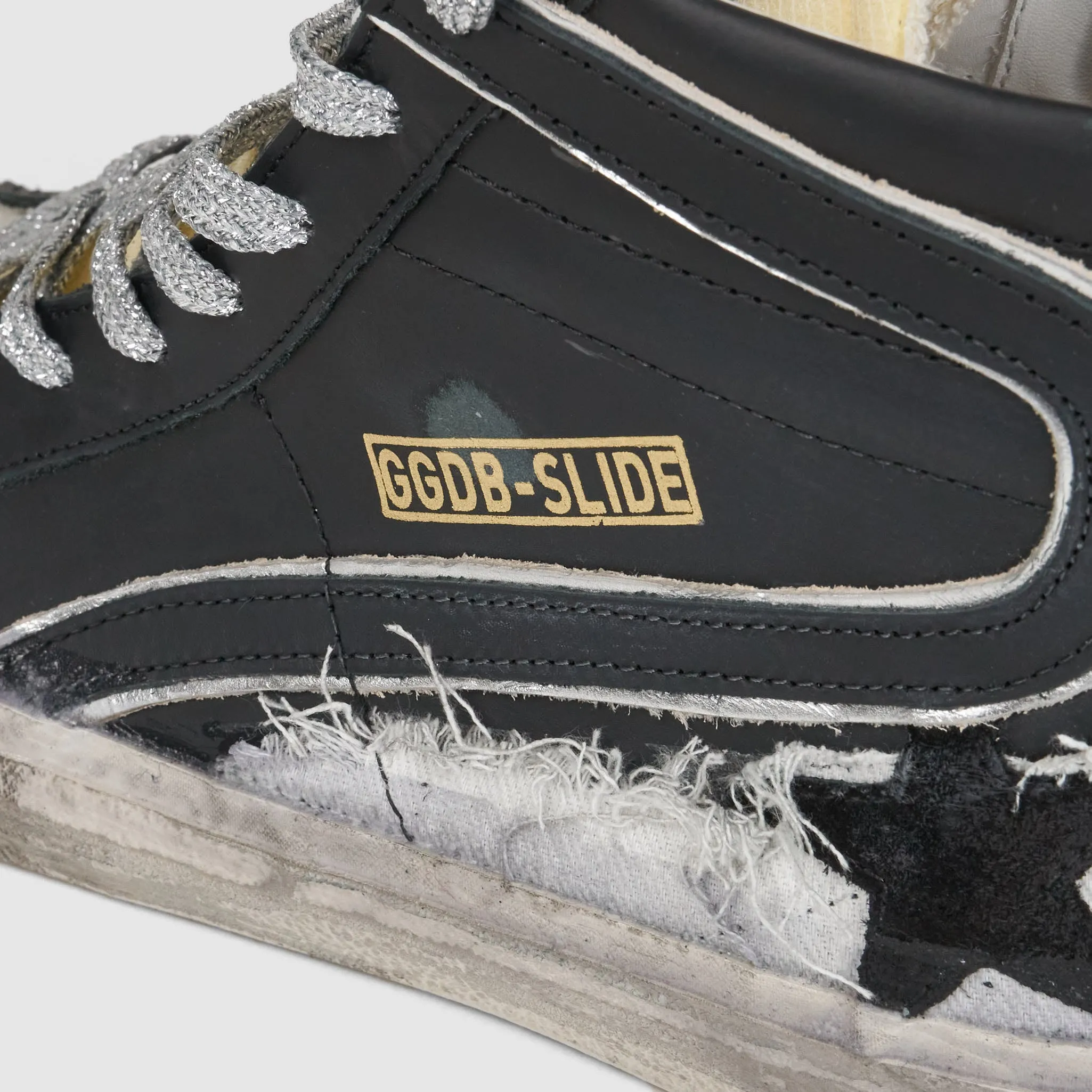 Golden Goose High Black Ice Slide Sneakers