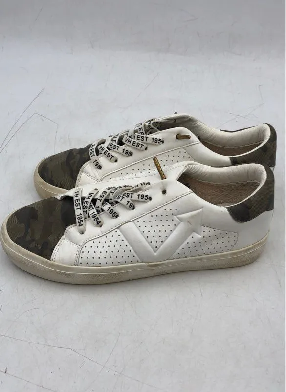 Havana Women's White Green Athletic Shoes - Size 7.5