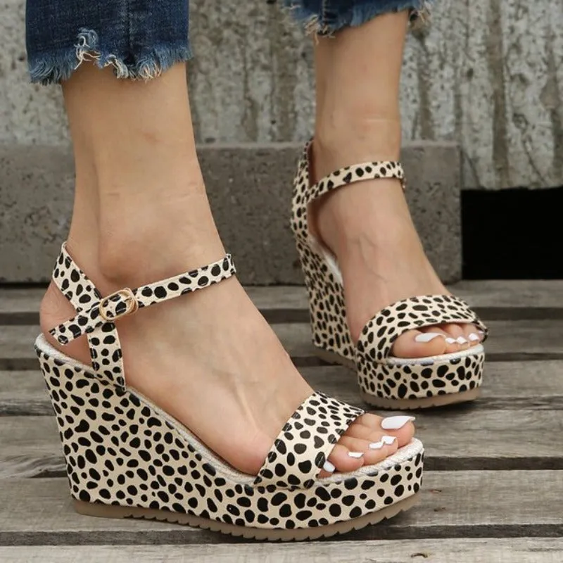 Hot Lace Leisure Women Wedges Heeled